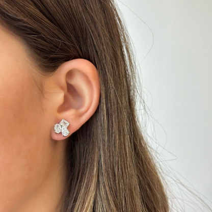 MULTI SHAPE CLUSTER STUDS