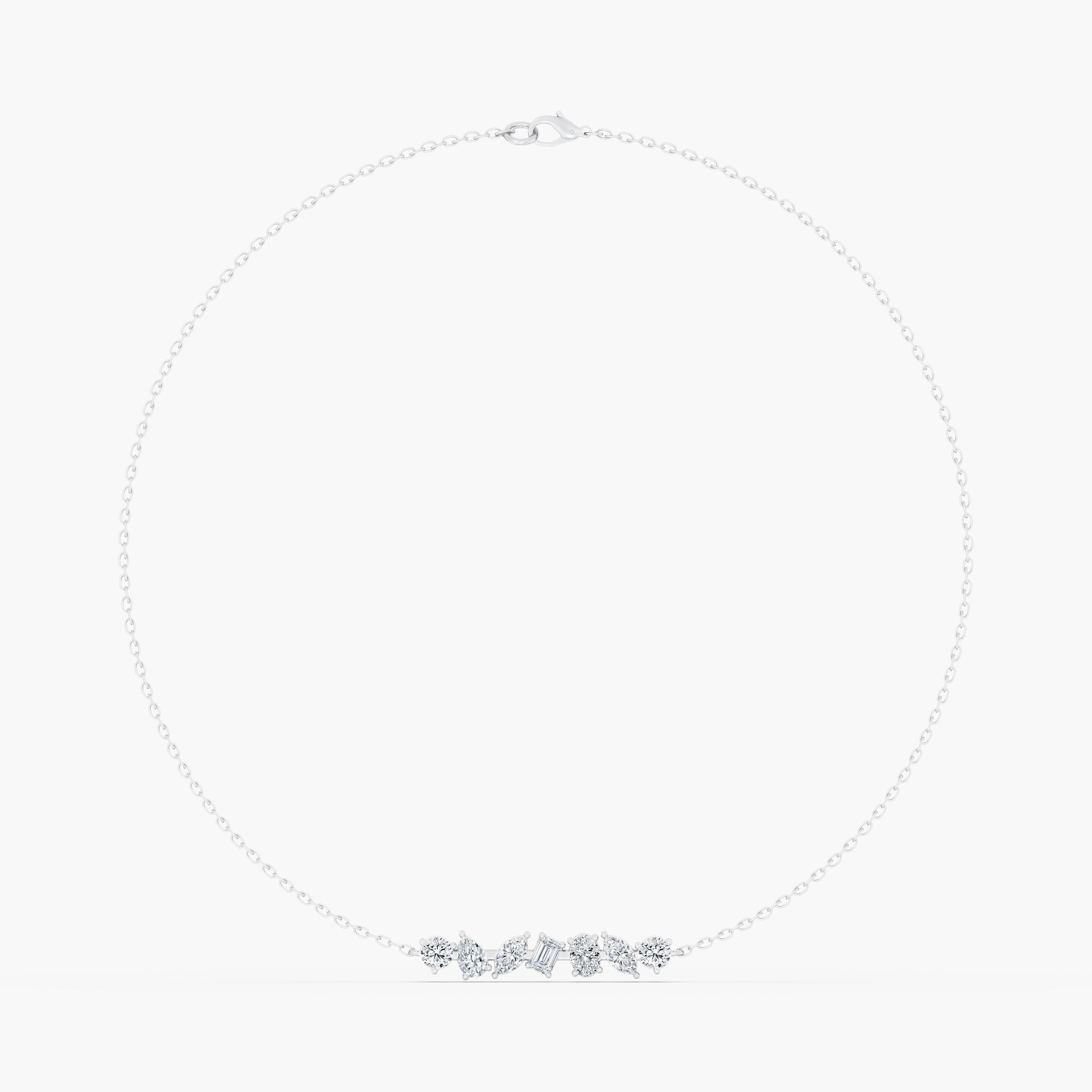 MULTI SHAPE BAR NECKLACE