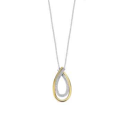 ORGANIC ZIRCONIA NECKLACE