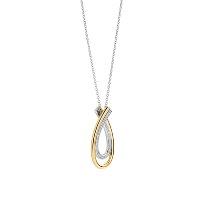ORGANIC ZIRCONIA NECKLACE