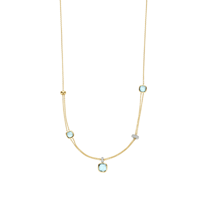 LAYERED CUSHION NECKLACE