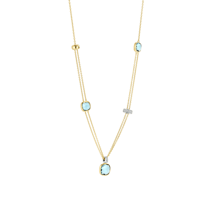 LAYERED CUSHION NECKLACE
