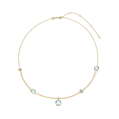 LAYERED CUSHION NECKLACE