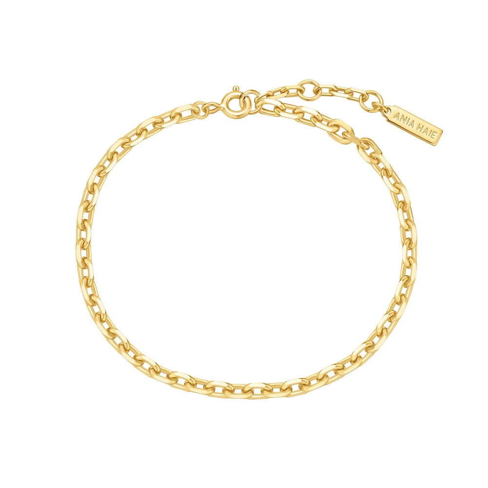 GOLD MEDIUM CHAIN BRACELET