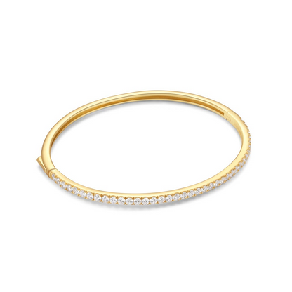 GOLD PAVE TENNIS BANGLE