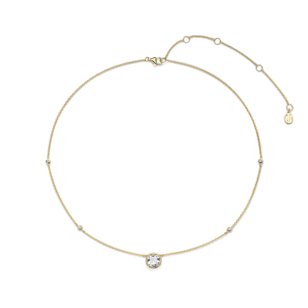 ROUND ZIRCONIA NECKLACE