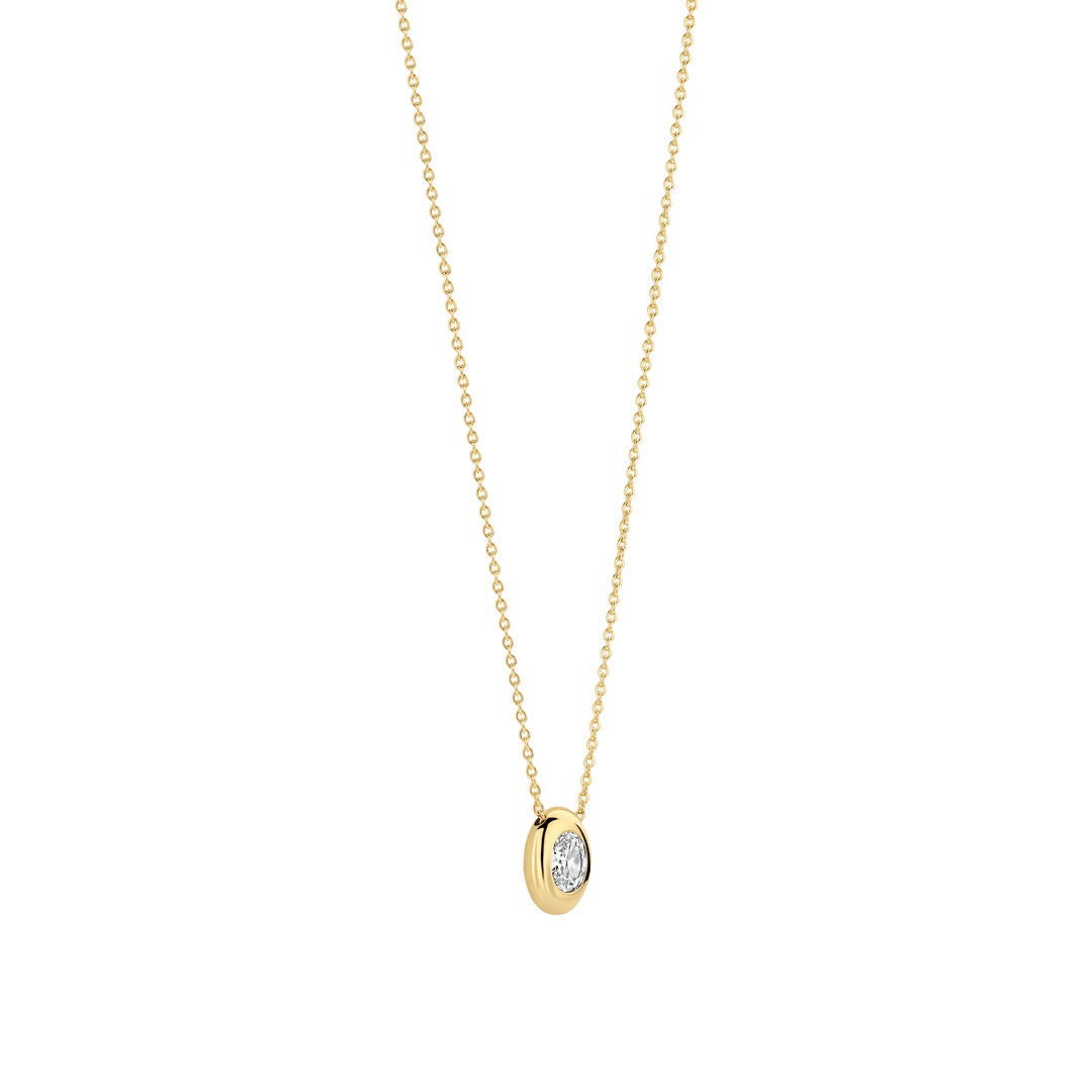 OVAL SPARKLE NECKLACE