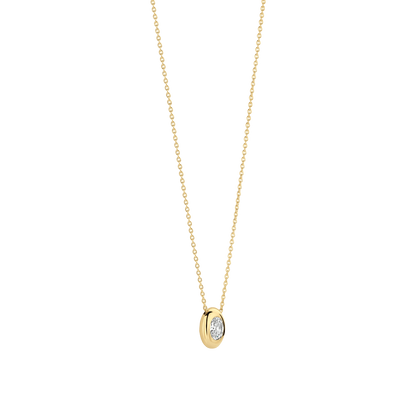 OVAL SPARKLE NECKLACE