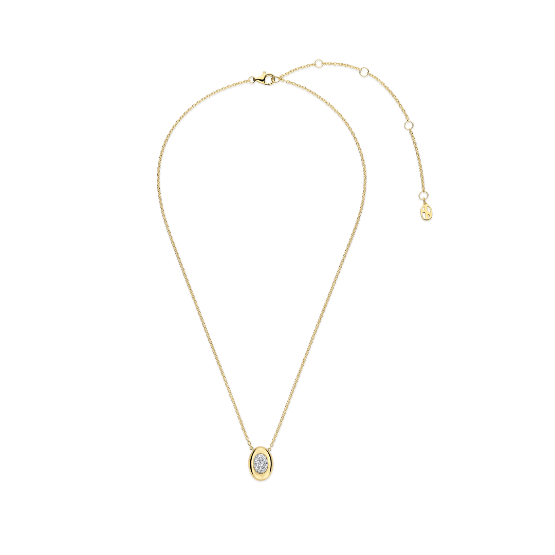 OVAL SPARKLE NECKLACE
