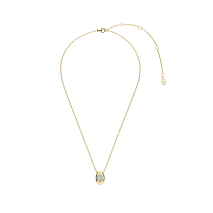OVAL SPARKLE NECKLACE