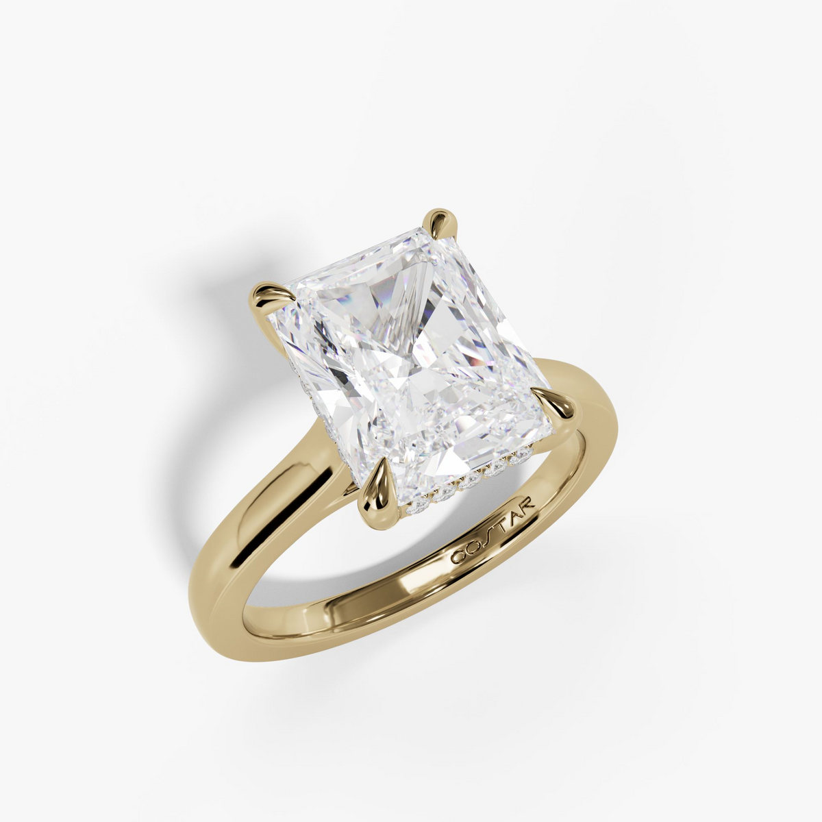 RADFIANT-CUT LAB DIAMOND ENGAGEMENT RING