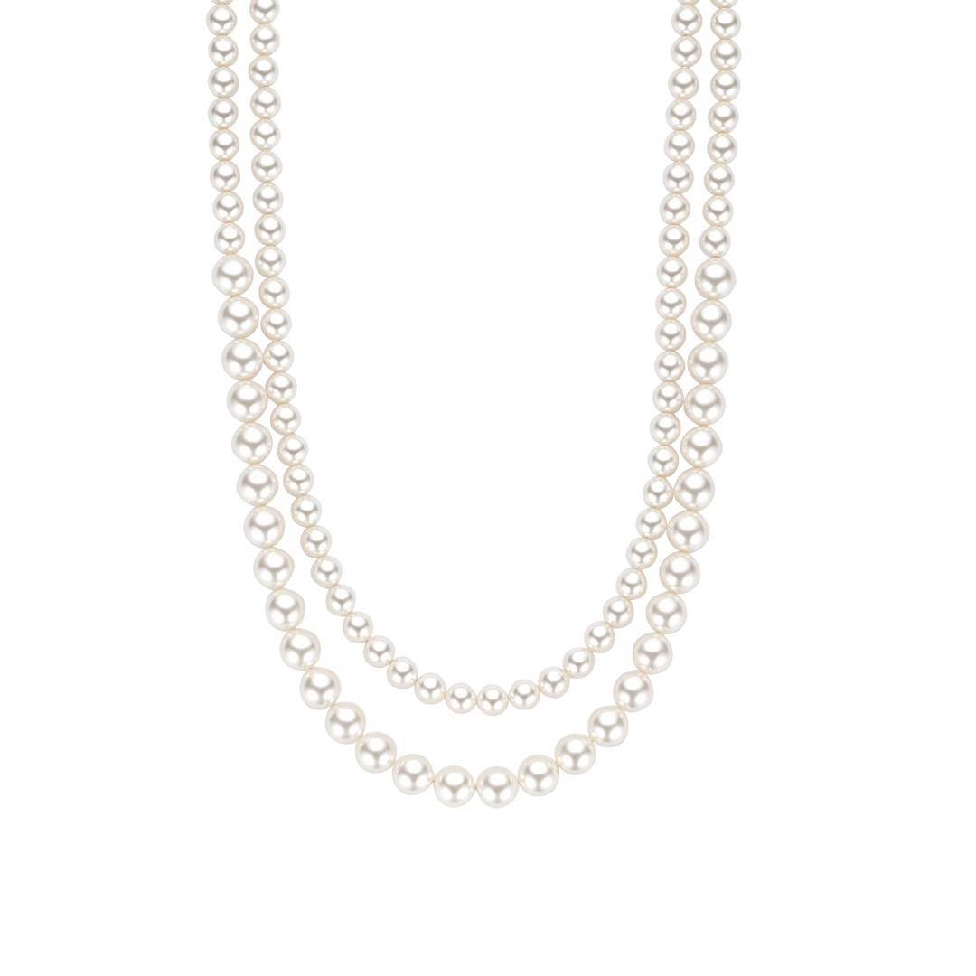 DOUBLE PEARL NECKLACE