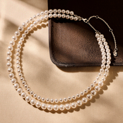 DOUBLE PEARL NECKLACE