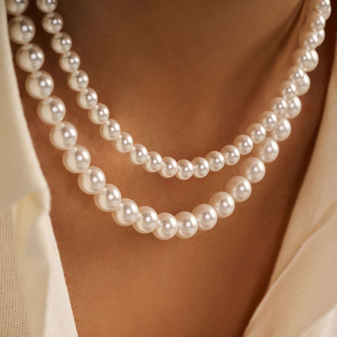 DOUBLE PEARL NECKLACE