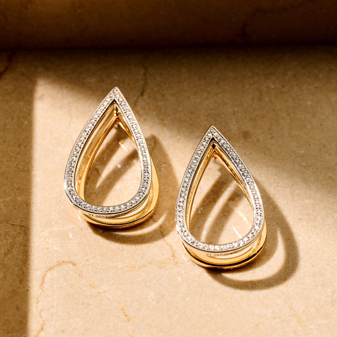 CLASSIC SOFT OVAL DOUBLE EARRINGS