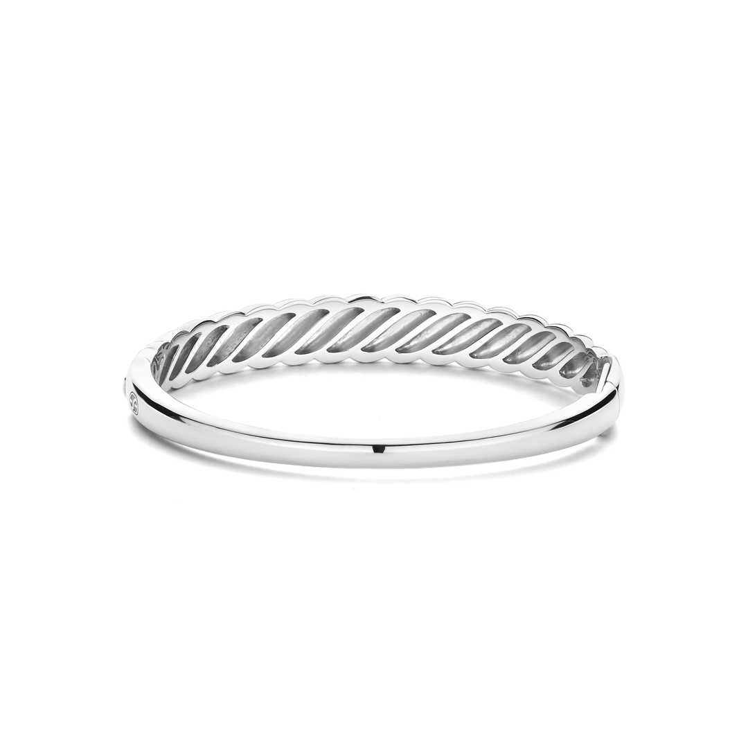 Lady's Bangle Silver Two Tone