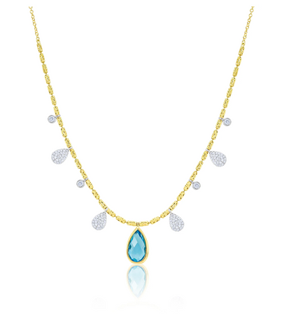 14KY BL TPZ DIA NECK