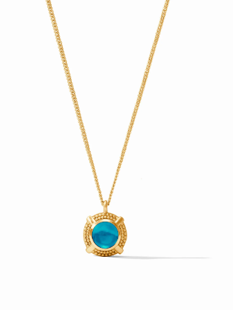 CABOCHON SOLITAIRE NECKLACE