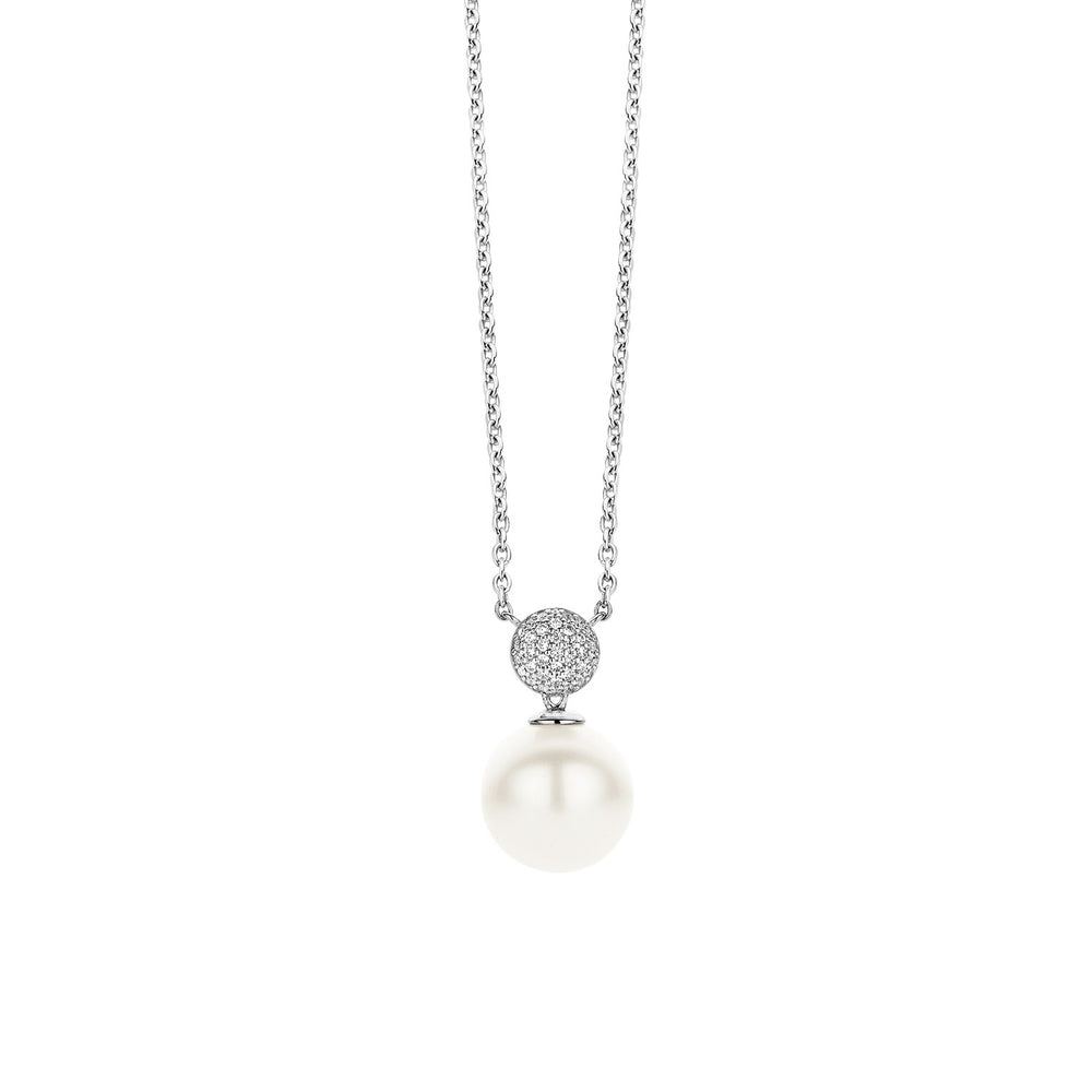 SS PEARL PAVE CZ PEND/NECK