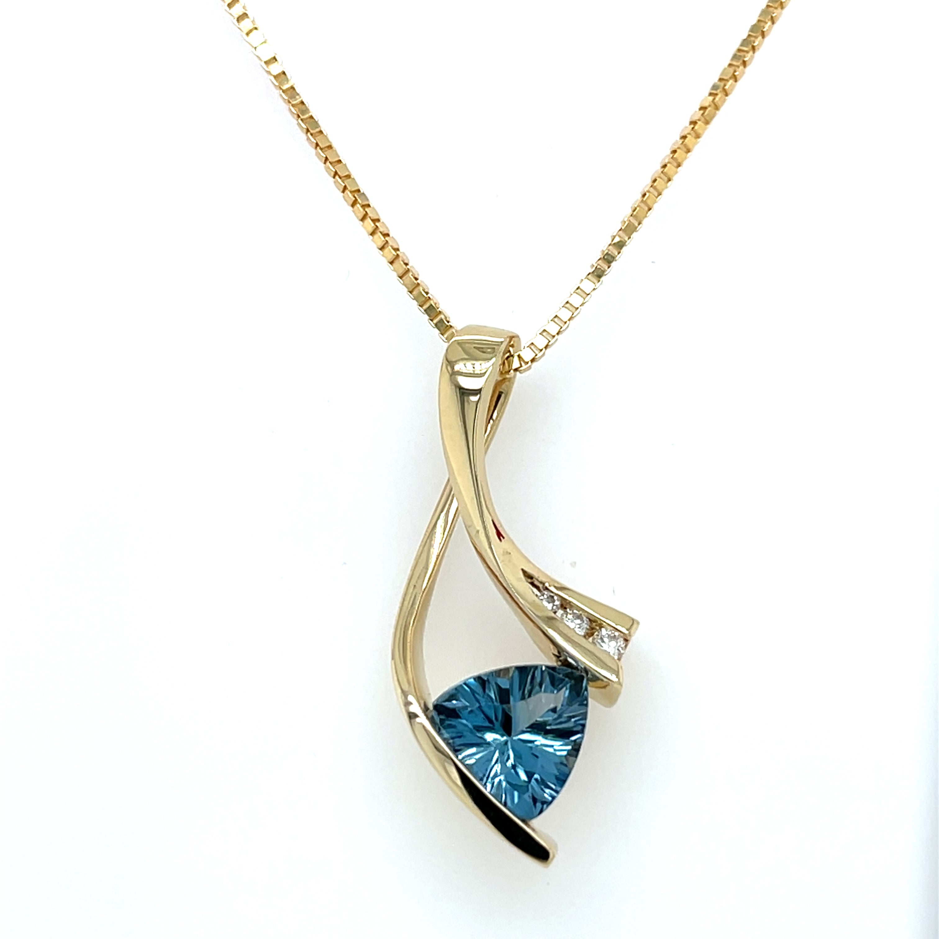 BLUE TOPAZ PENDANT