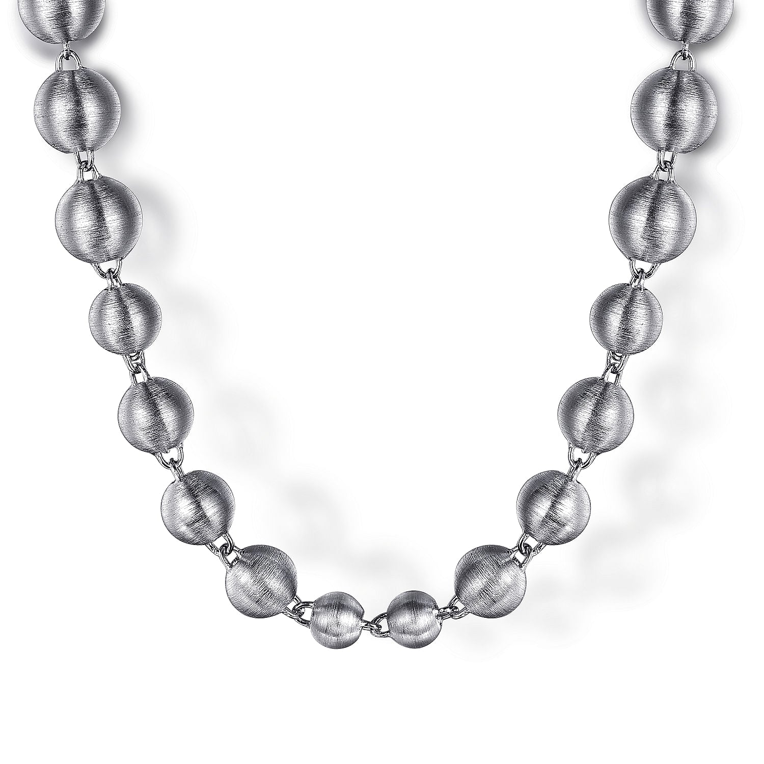 STERLING SILVER BUJUKAN BEADS CHAIN NECKLACE