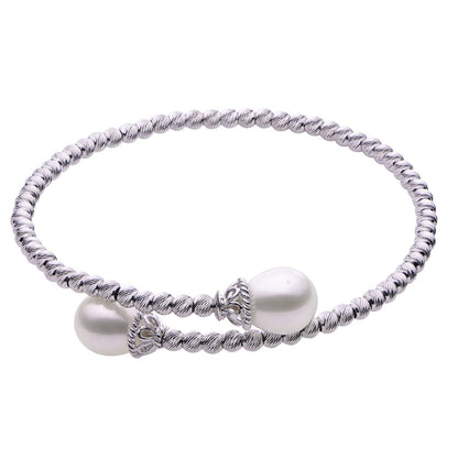 Sterling Silver Freshwater Pearl Brilliance Bracelet