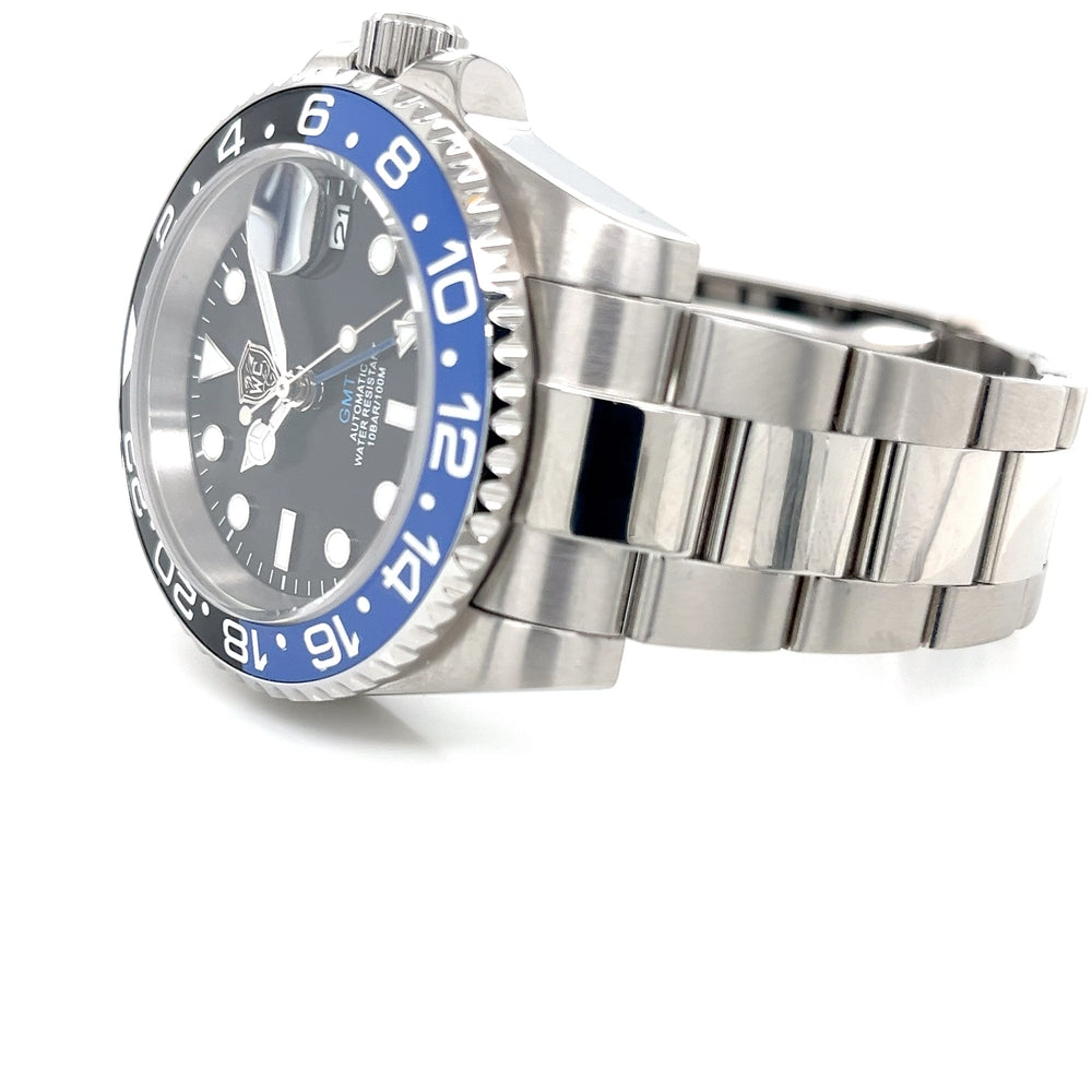 STNLS STEEL 3LINK  GMT AUTOMAT