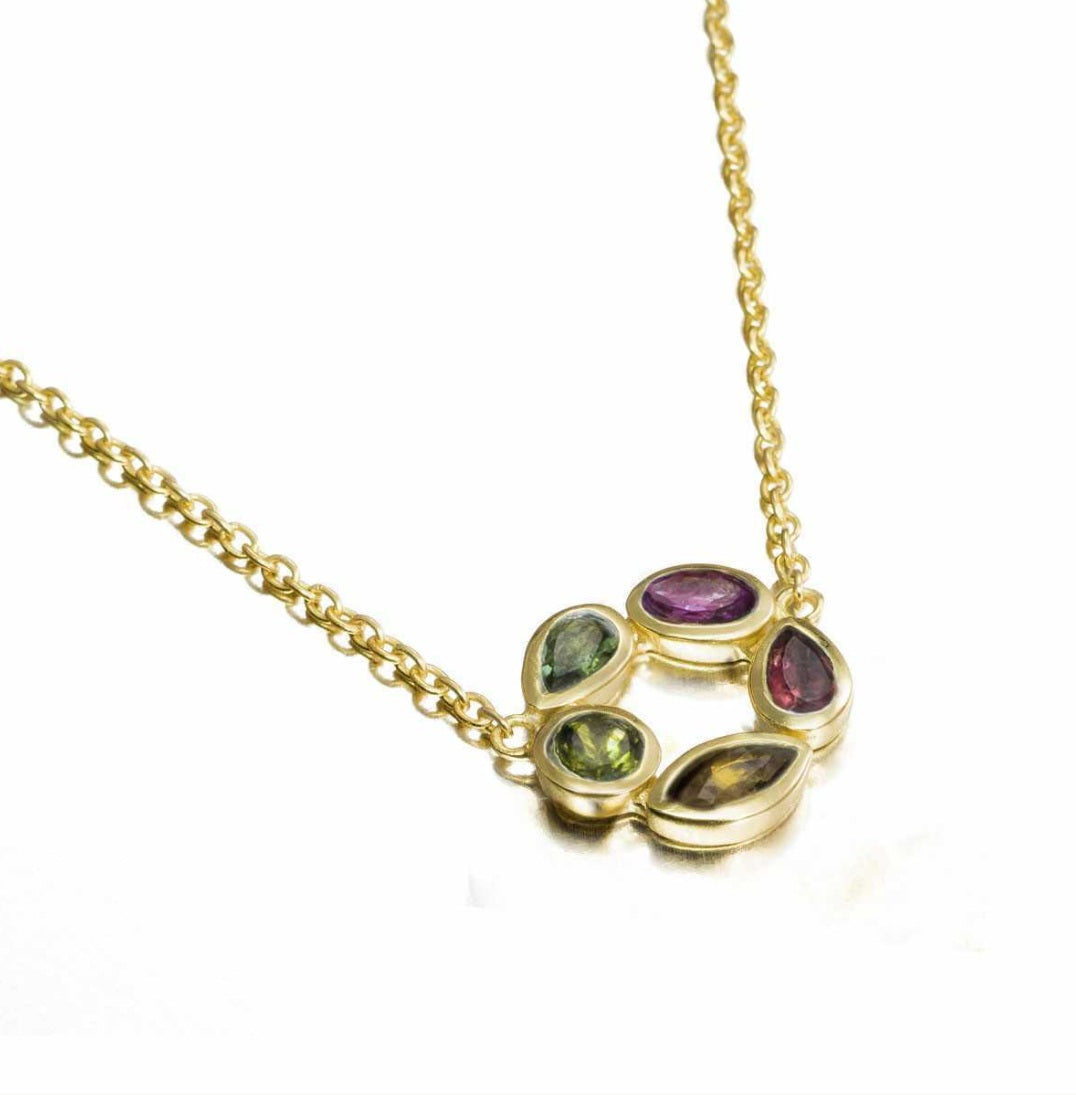 SILVER 18K GOLD VERMEIL MORNING NECKLACE