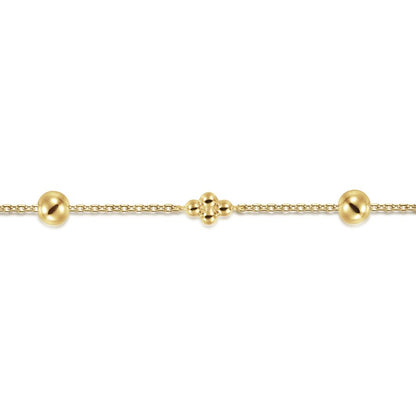 14K Yellow Gold Bujukan Bracelet