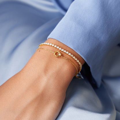 GP CZ BEZEL BRACELET