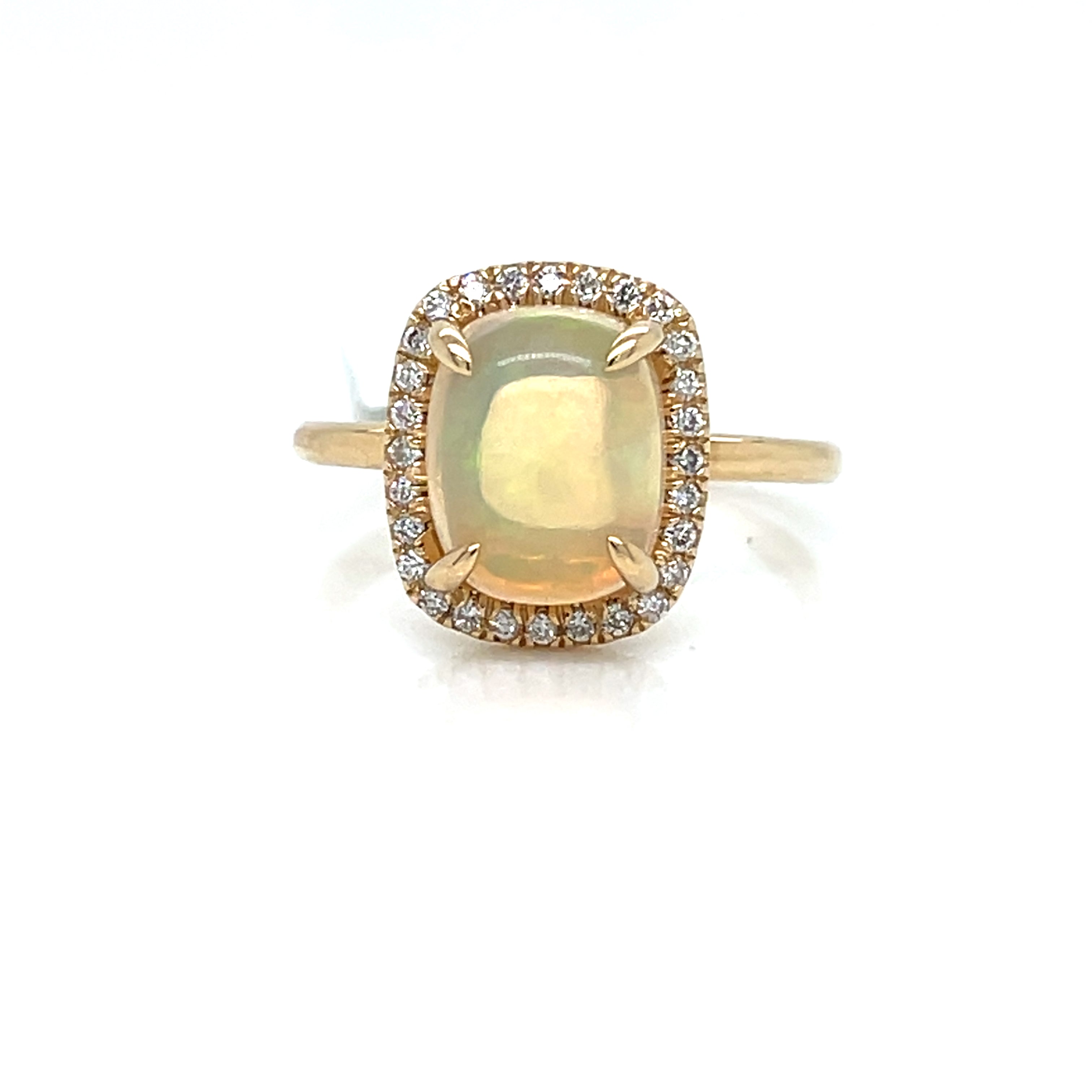 OPAL AND DIAMOND RING