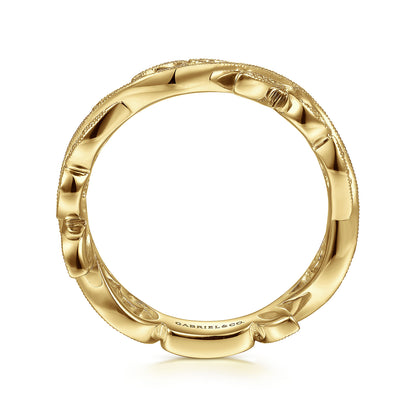 Lady's 14 Karat Yellow Engagem