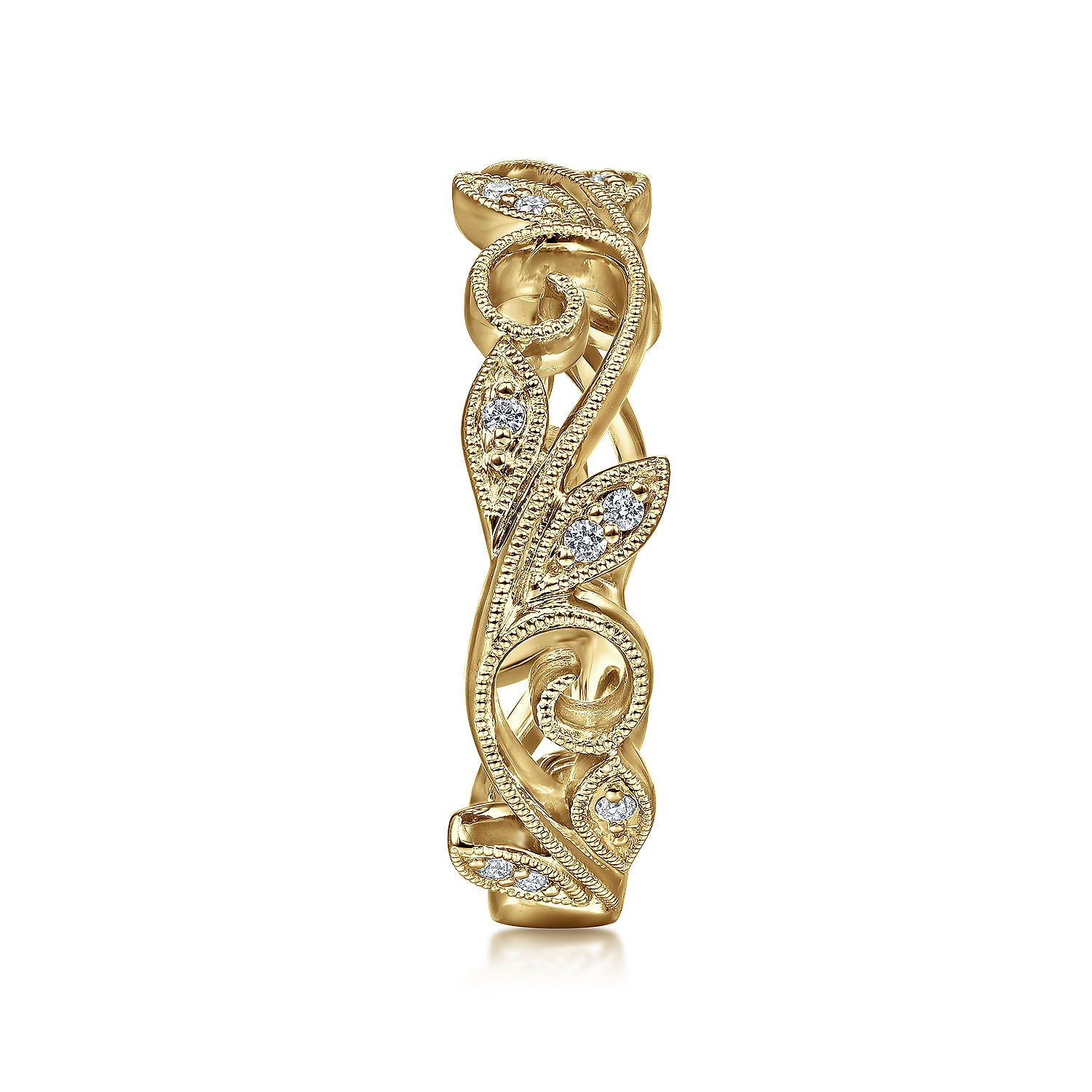 Lady's 14 Karat Yellow Engagem