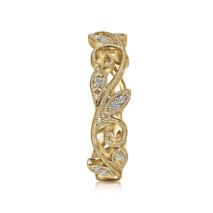 Lady's 14 Karat Yellow Engagem