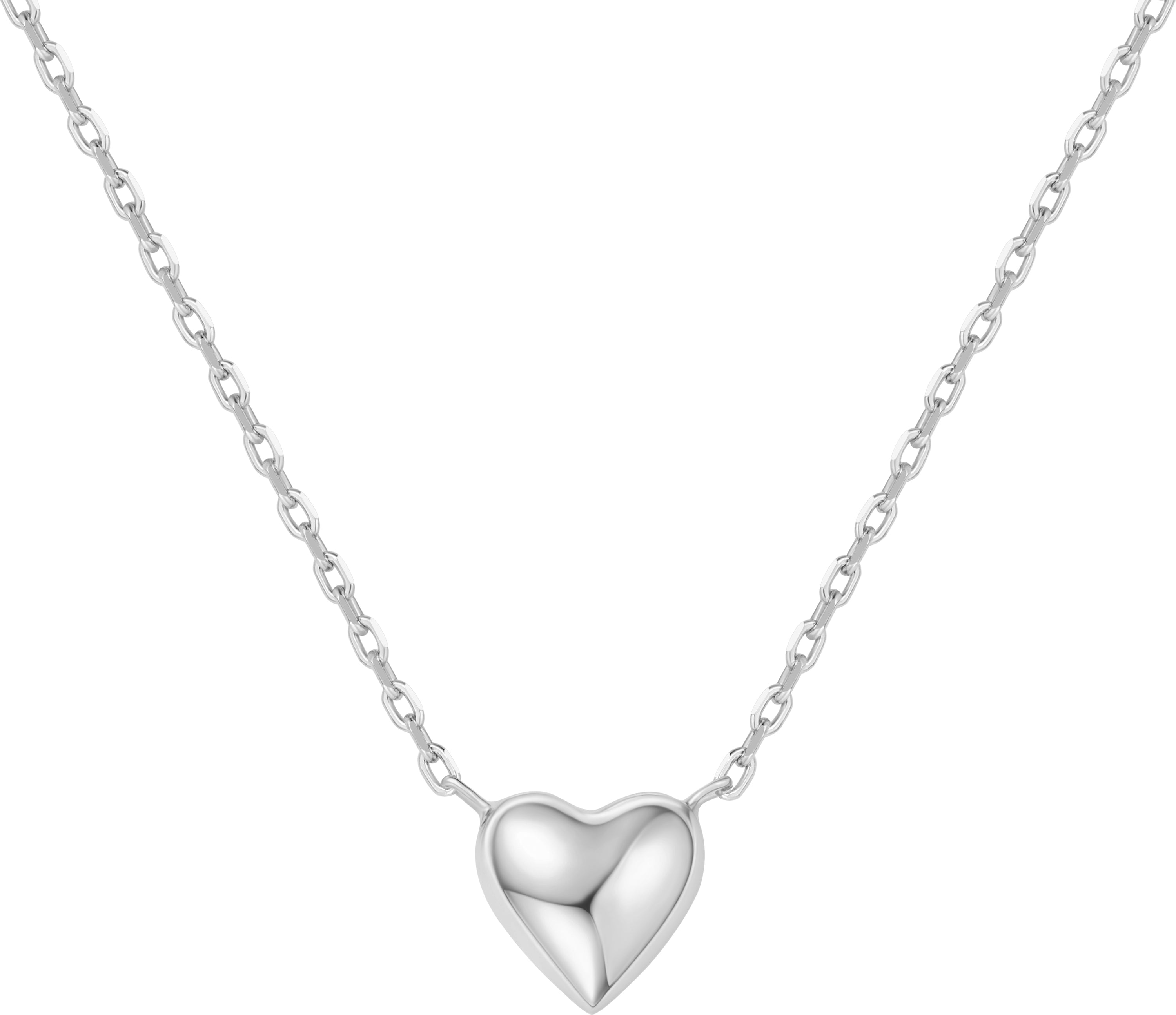 SILVER SWEETHEART NECKLACE