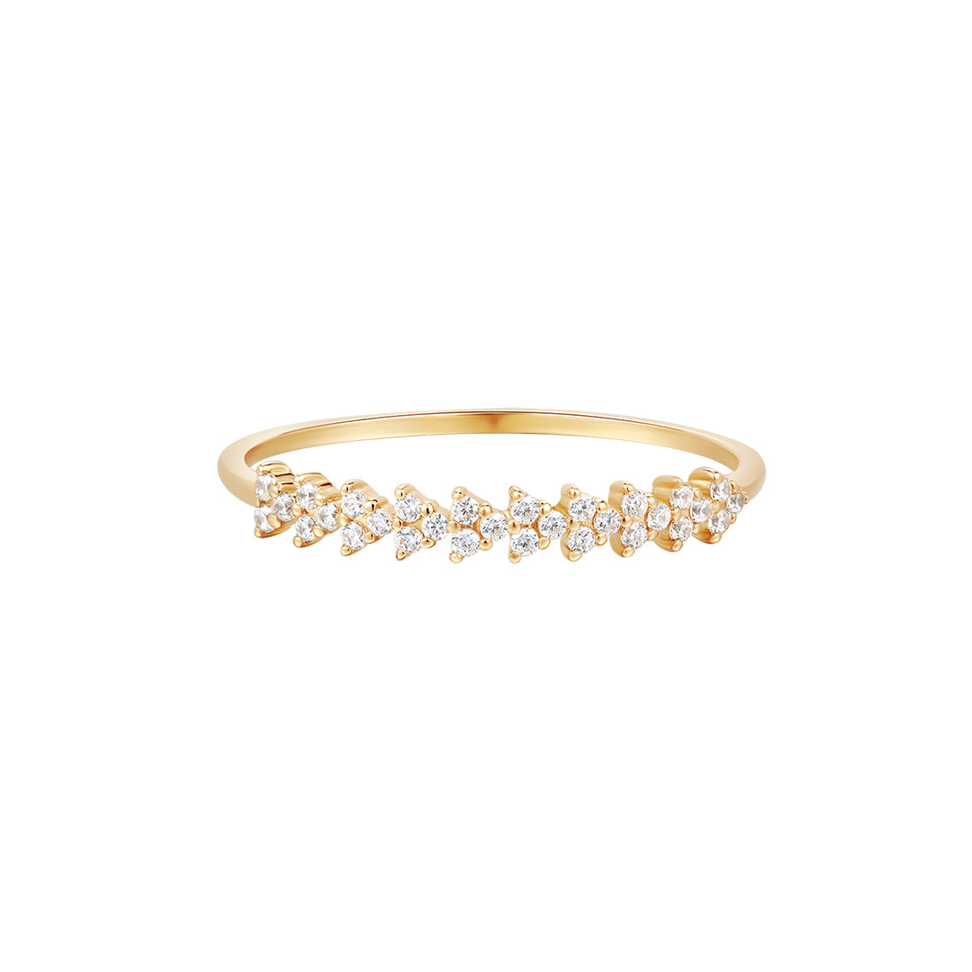 JAMIE/NATURAL DIAMOND WREATH RING