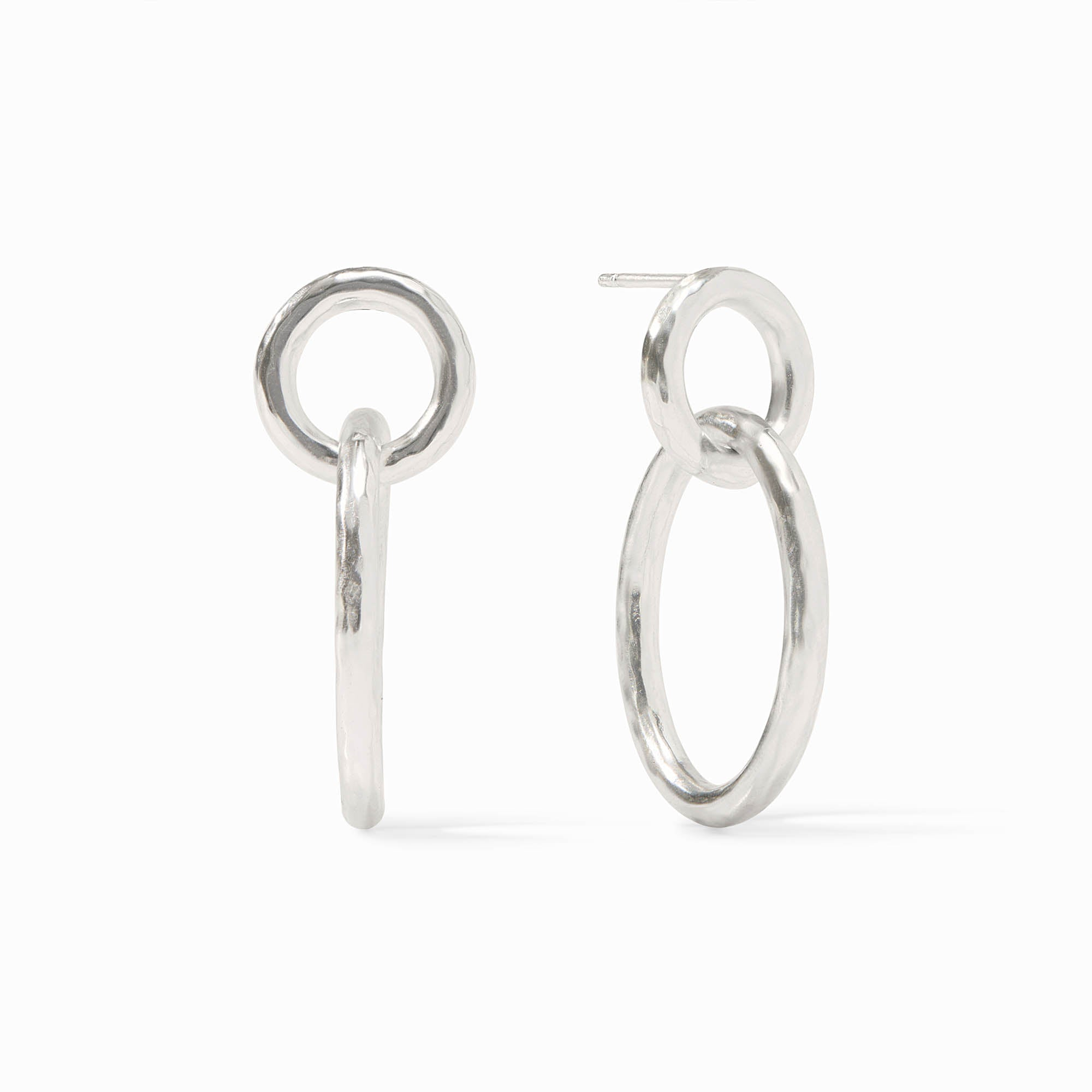 Lady's Earring Silver Brass