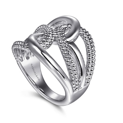 STERLING SILVER BUKUKAN TWISTED RING