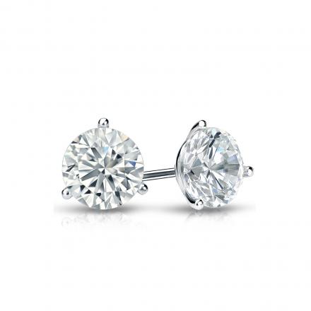 LAB GROWN 3 PRONG DIAMOND STUDS