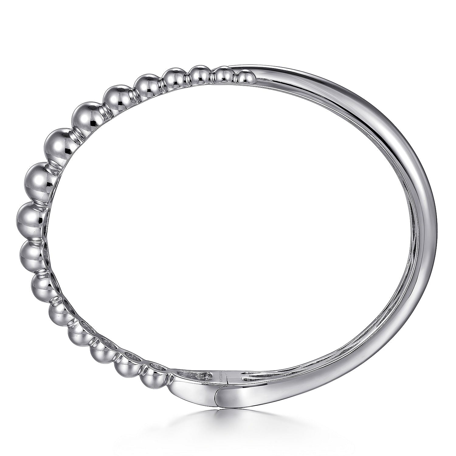 STERLING SILVER BUJUKAN BYPASS BANGLE