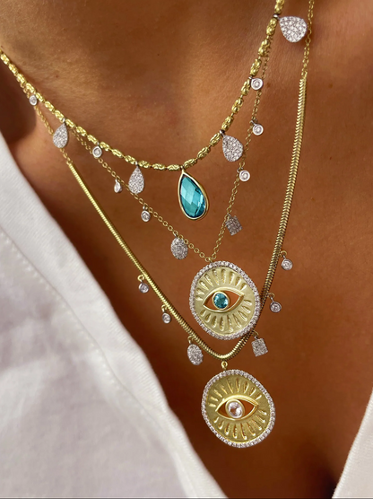 14KY BL TPZ DIA NECK