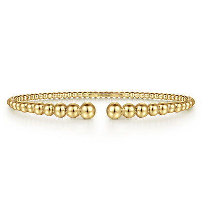 14 KARAT YELLOW GOLD BUJUKAN OPEN BANGLE
