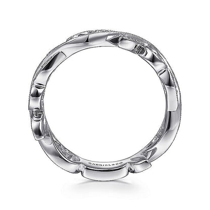 14KW DIAMOND FLORAL RING