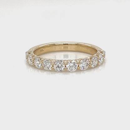 One Lady's DANIEL JOSEPH 14 Karat Yellow Women's Diamond Wedding Band