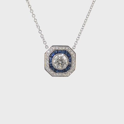 Lady's Lab Grown Diamond Pendant