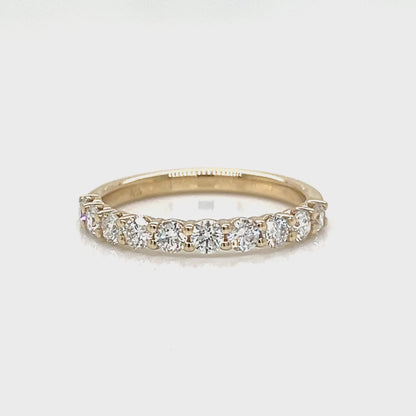 One Lady's DANIEL JOSEPH 14 Karat Yellow Women's Diamond Wedding Band